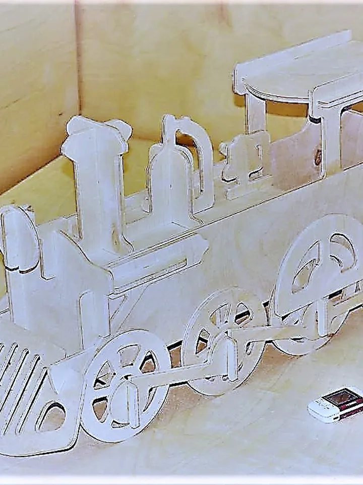 Digital Template Cnc Router Files Locomotive Cnc for Wood Laser Cut ...