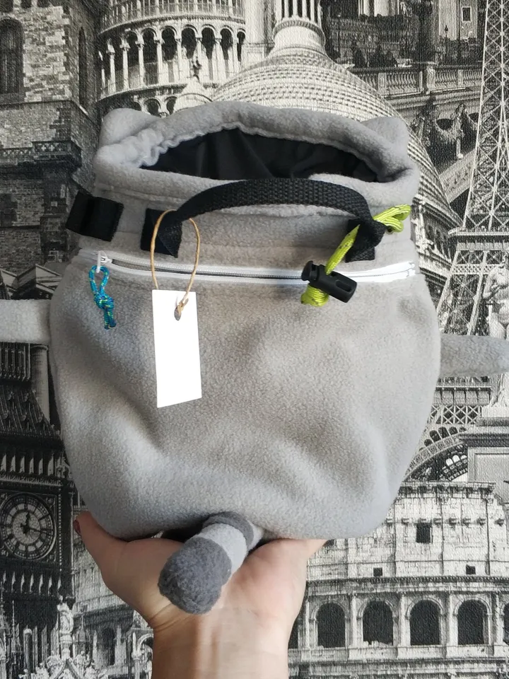 Bouldering chalk pouch bucket bag