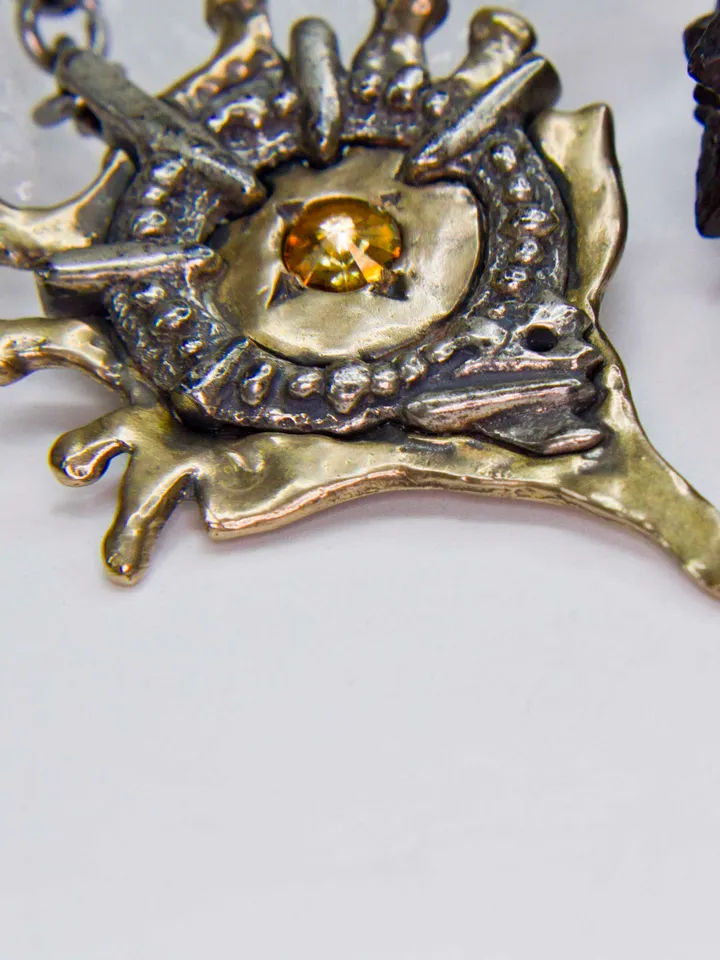 Hellfire keychain based on the magic of the world of Diablo / Gamer cosplay / diablo jewelry