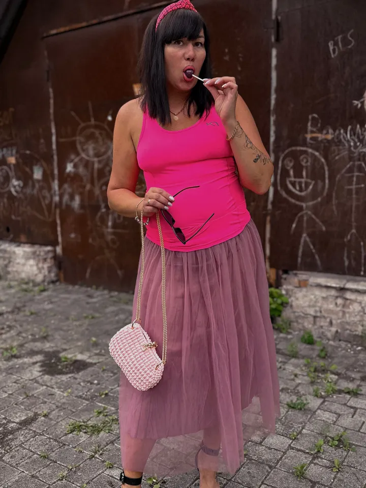 Women Chain Strap Pink Handbag, vegan crossbody, top handle, small purse, crochet clutch, shoulder bag, evening clutch