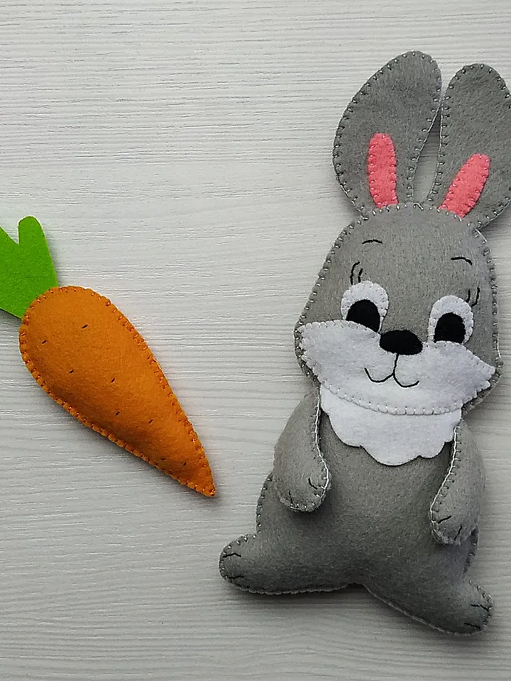 felt pattern, bunny pattern, Easter pattern, Easter bunny, bunny toy, plush sewing pattern, bunny ornament, Easter decor, Easter gift, toddler kids toys, bunny lover gifts, stuffed animals PDF pattern