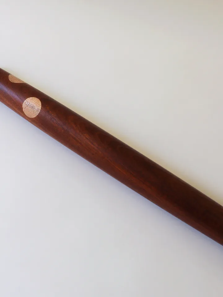 French Style Rolling Pin with Decorative Polka Dot Inlays