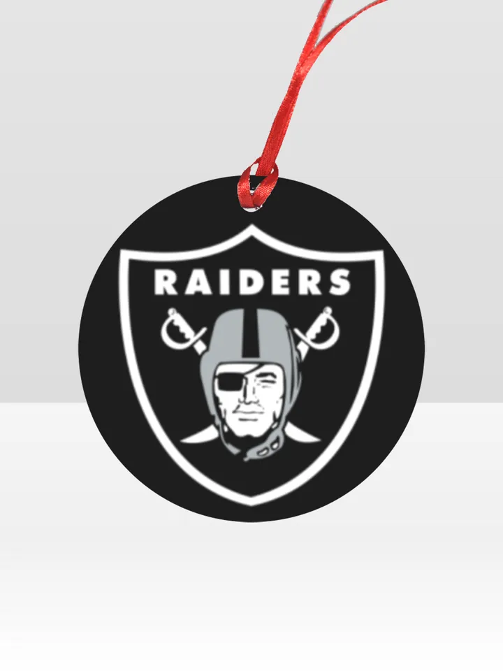 Raiders Christmas Ornament