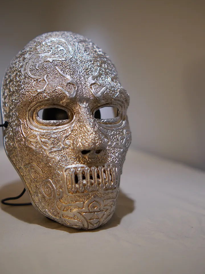 Death Eaters mask from Harry Potter Bellatrix Lestrange Death Eaters mask Harry Potter