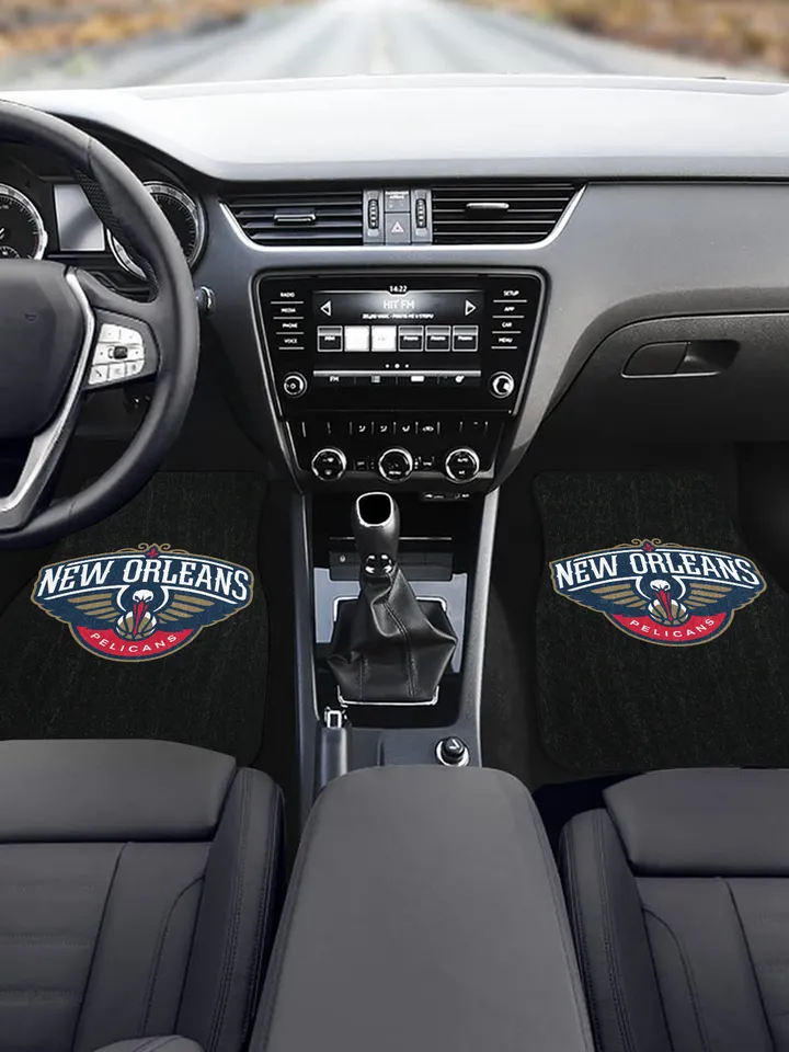 New Orleans Pelicans Front Car Floor Mats Set of 2