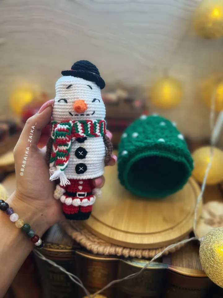 PDF Christmas SET: Santa Claus Snowman Christmas Tree Christmas ornament Christmas decoration Xmas toy Christmas Pattern Amigurumi Pattern