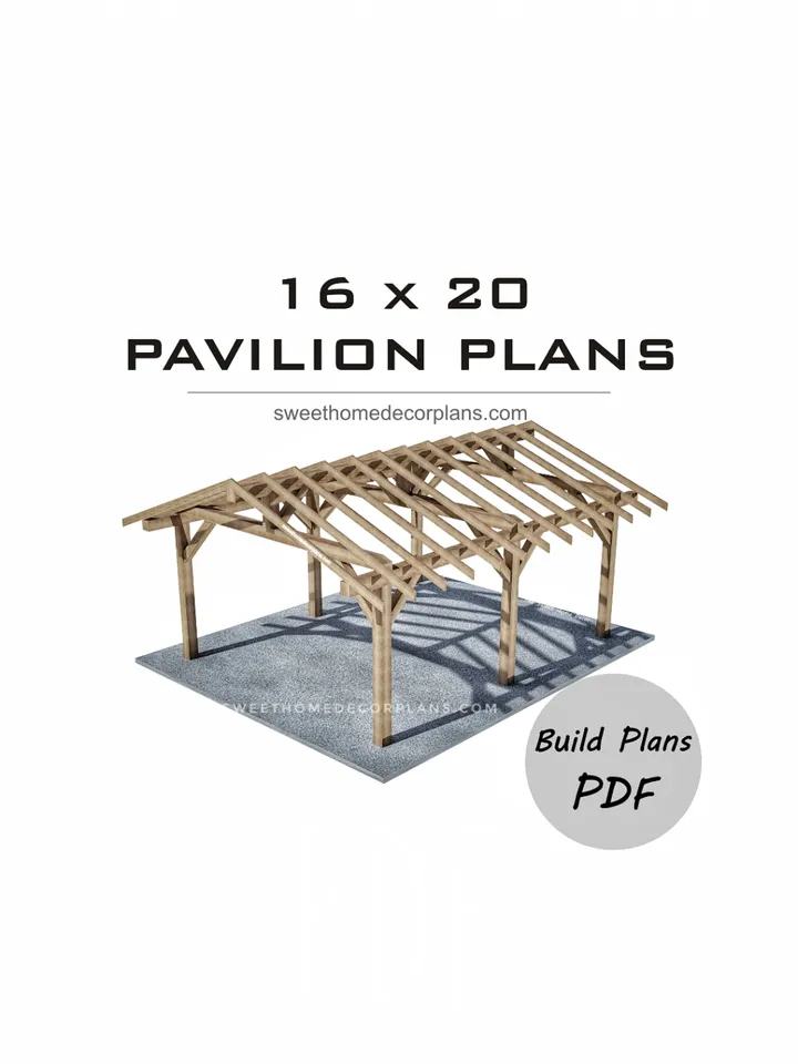 Diy 16 x 20 gable pavilion plans pdf. Carport pdf plans. Wooden outdoor covered gazebo plans pdf. Diy backyard pergola plans for outdoor. Garage plans