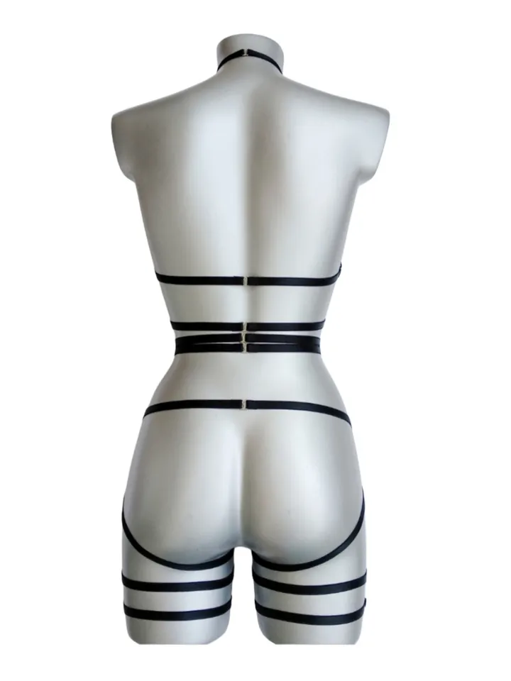 Strappy lingerie - Harness lingerie - Erotic lingerie - Bondage harness