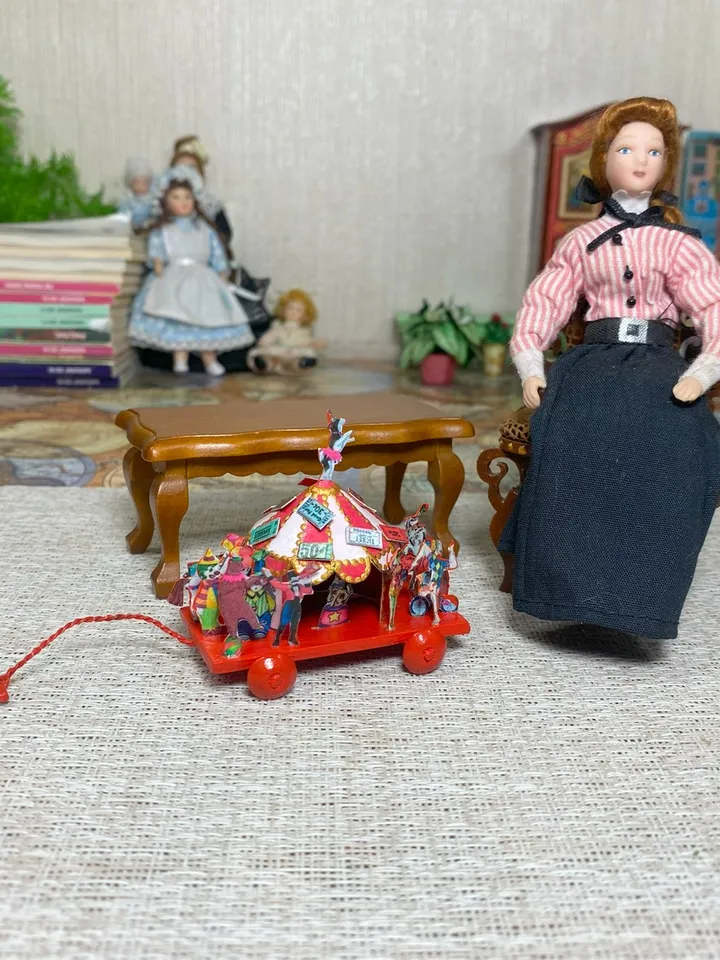 Tutorial. Puppet circus. 1:12.Dollhouse miniature.
