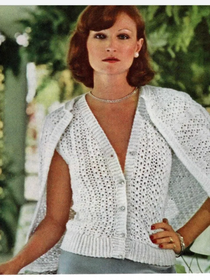 Crochet pattern summer cardigan, crochet pattern top, women set cardigan top crochet pattern instant download