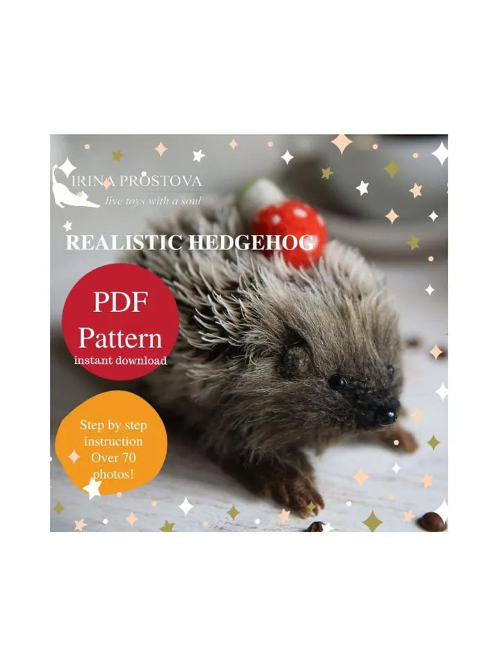 Tiger,fox and hedgehog sewing pattern plush toy | instruction how to sew | Stuffed Animal Sewing Tutorial