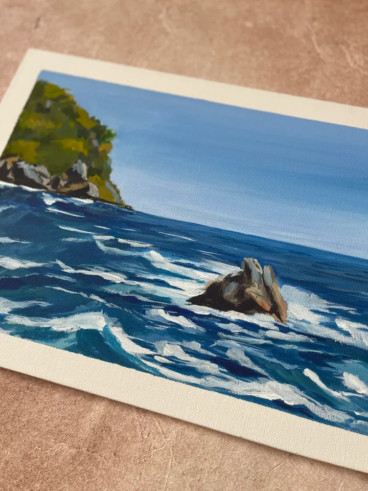 Acrilic seascape🌊