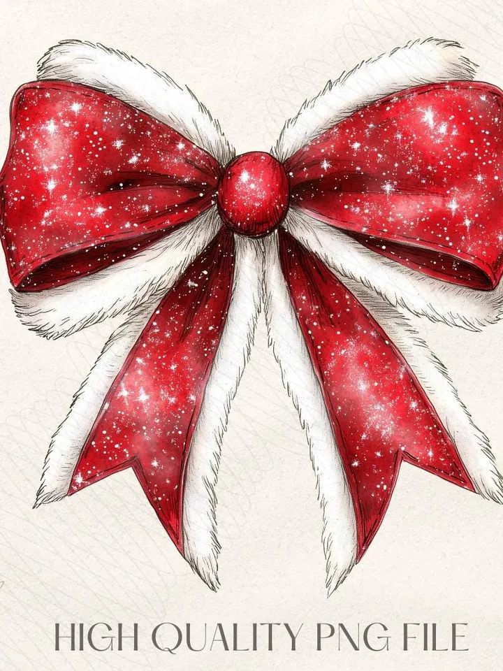Coquette Christmas png, Coquette Bow Png, Christmas sublimation, Trending png, Retro Holidays png, Holiday vibes png, Girly Christmas