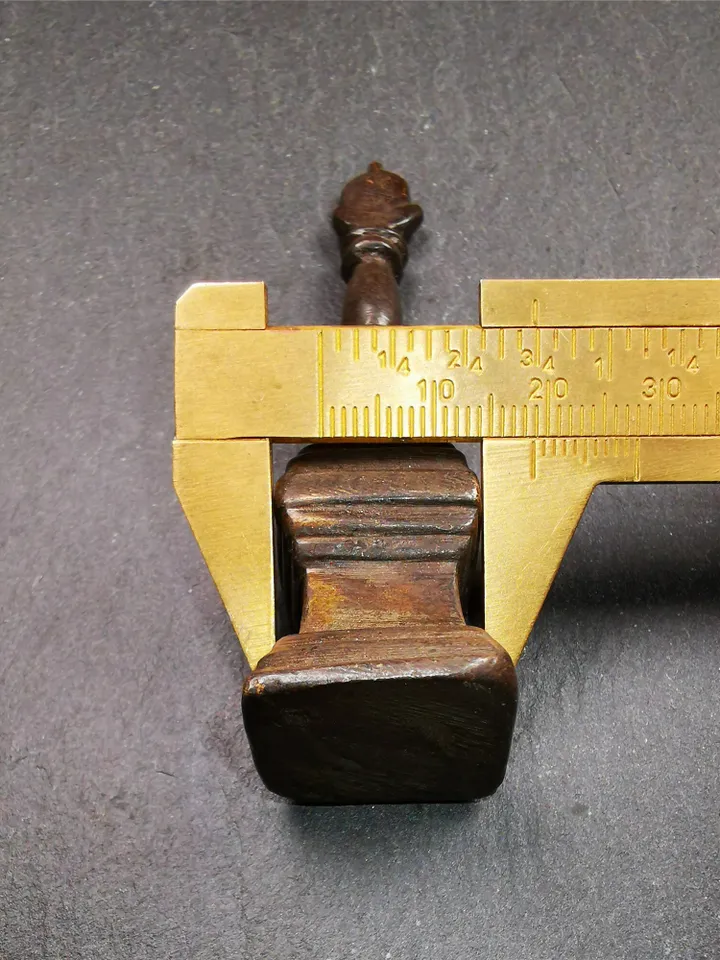 Gandhanra Vintage Tibetan Buddhist Tower Amulet,Stupa,Pagoda Pendant,Made of Thokcha,3.35 inches