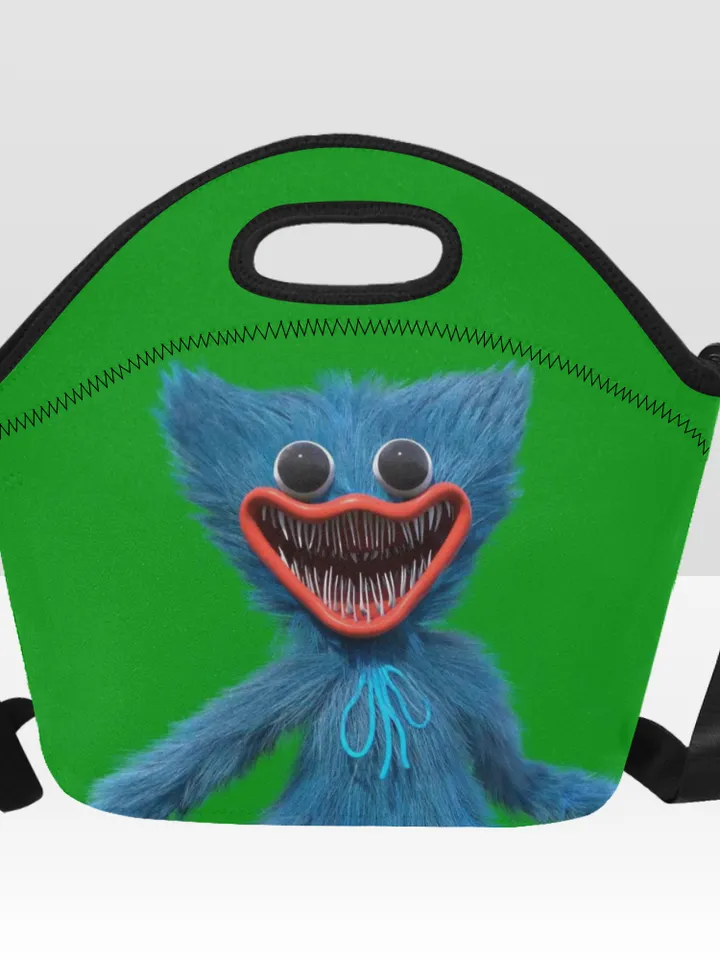 Huggy Wuggy Neoprene Lunch Bag, Lunch Box