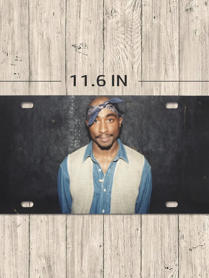 2pac License Plate