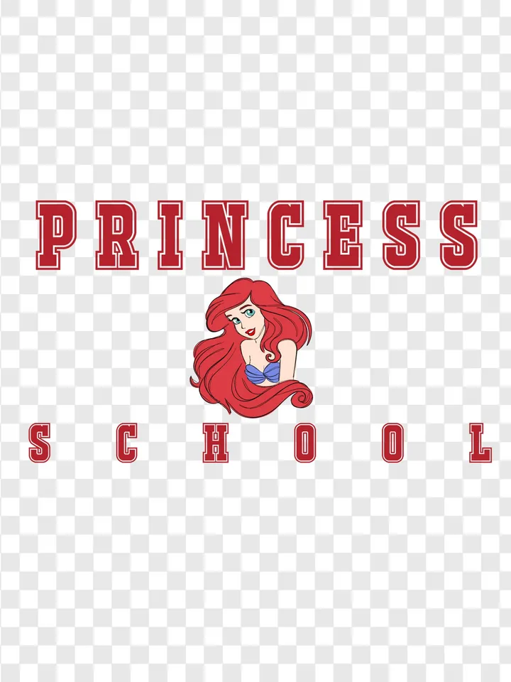 All princess png clipart, Mermaid princess PNG, Mermaid princess sublimation design, Princess school clipart