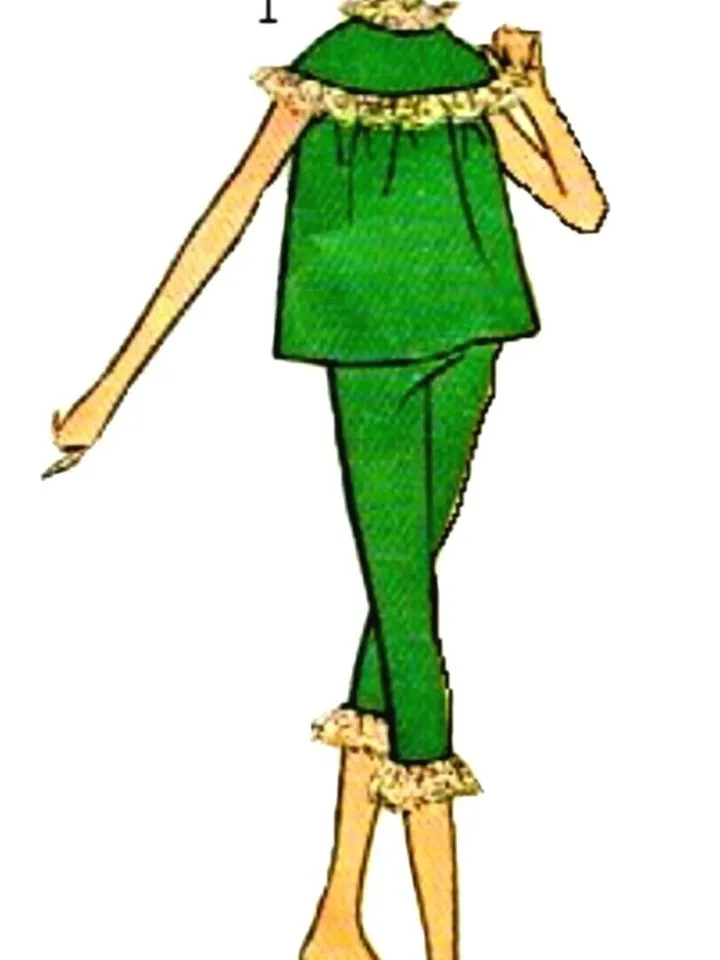 Barbie Vintage Sewing Pattern PDF Fashion Dolls size 11 1/2 inches Advance 3377