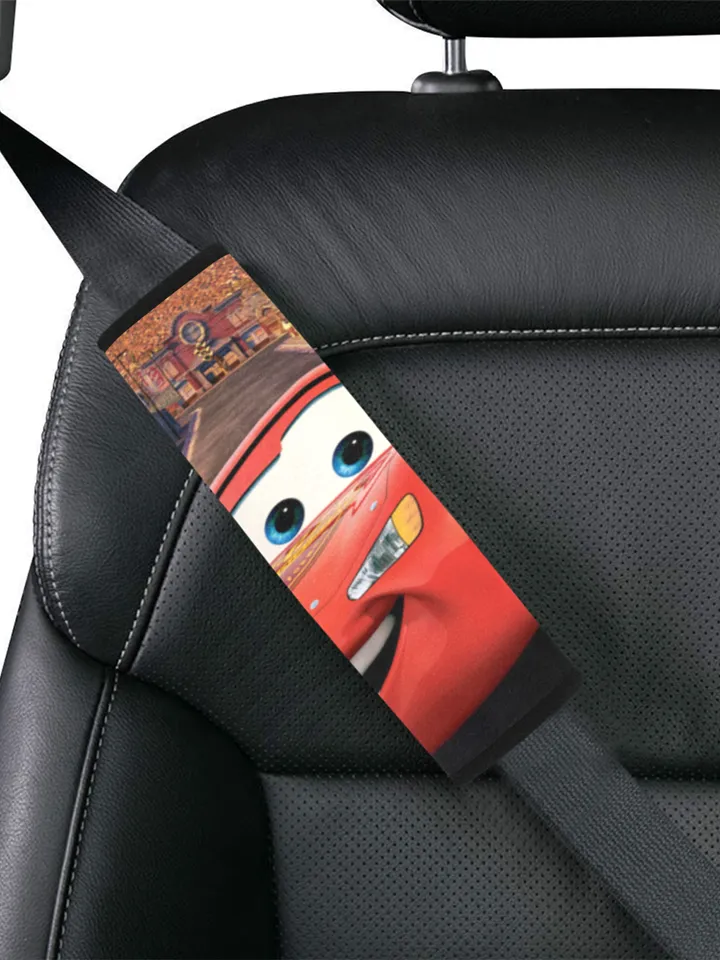 Lightning McQueen Cars Car Seat Belt Cover