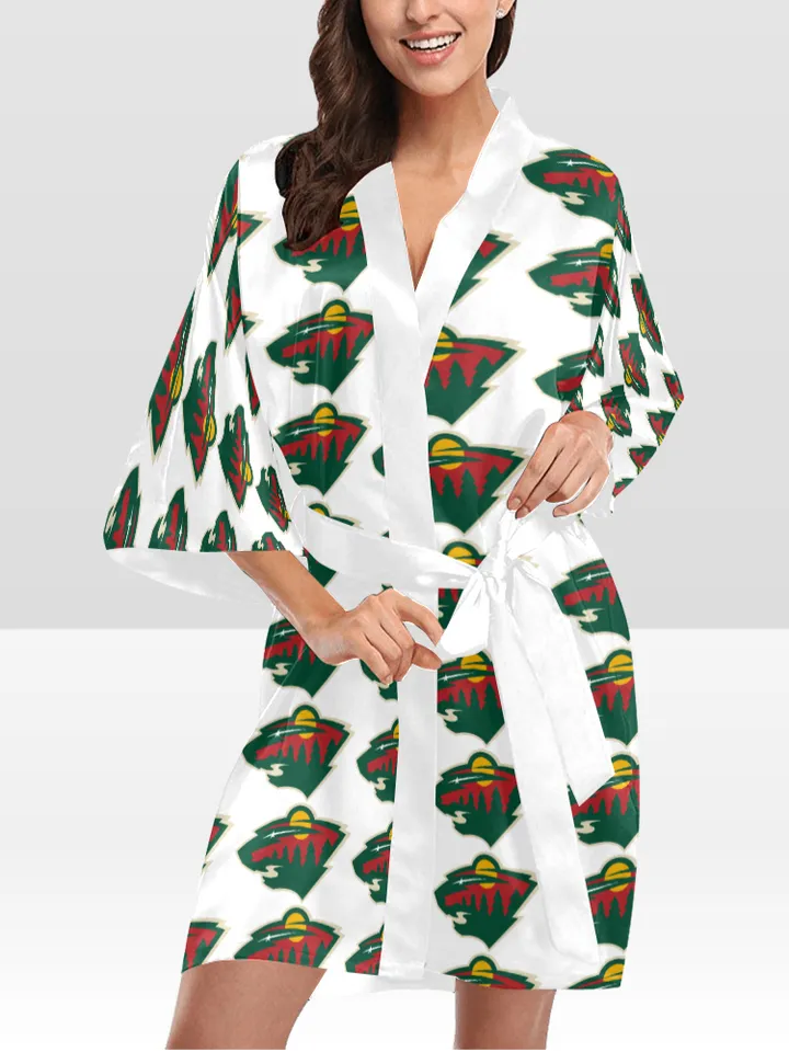 Minnesota Wild Kimono Robe