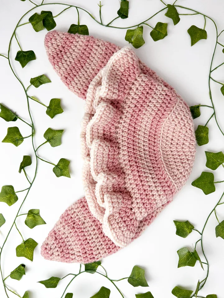 Crochet Cute Bunny Bucket Hat