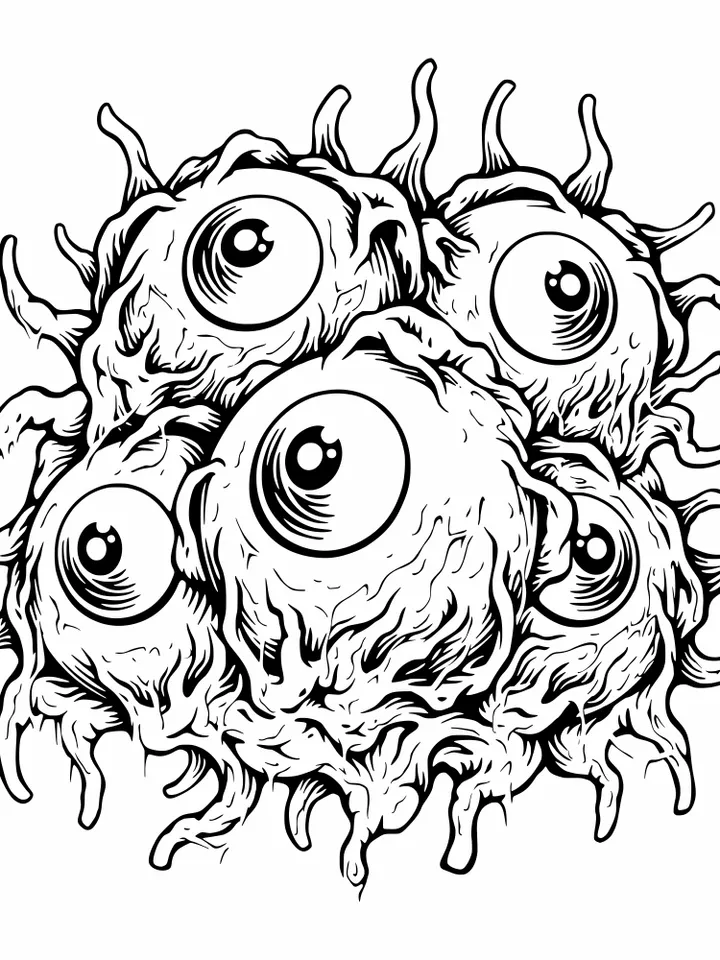 Eyeball svg, Human Eye svg, Monster Eyeballs svg, Spooky eye Ball SVG, Eyeball cricut file, Halloween SVG, Mystical Eyes