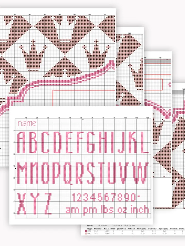 Baby Birthday cross stitch pattern. Newborn cross stitch pattern. Nursery cross stitch