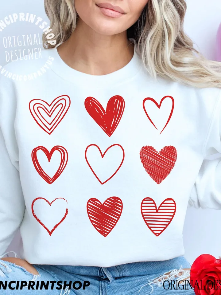 Valentines Hand Drawn Heart svg, Valentines Shirt Svg, Valentines svg, Heart svg, Love svg, Valentines png, Love Sublimation, png for shirts