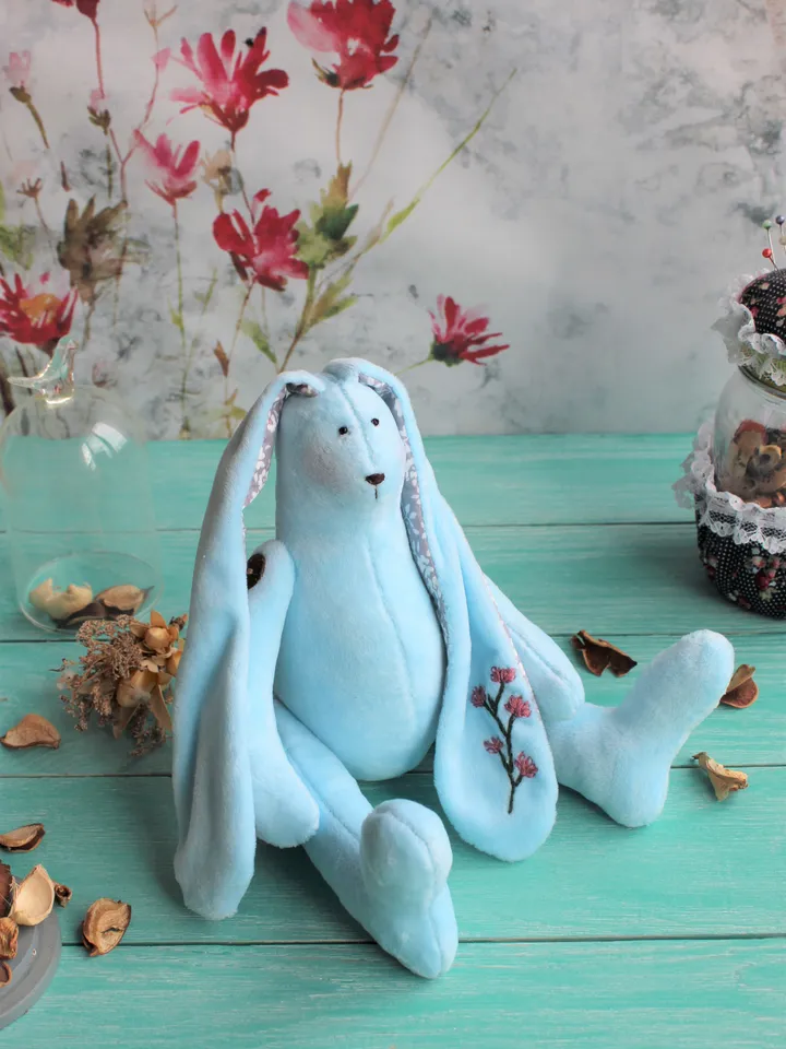 Stuffed animal pattern – Bunny Toy sewing pattern - Christmas gift idea