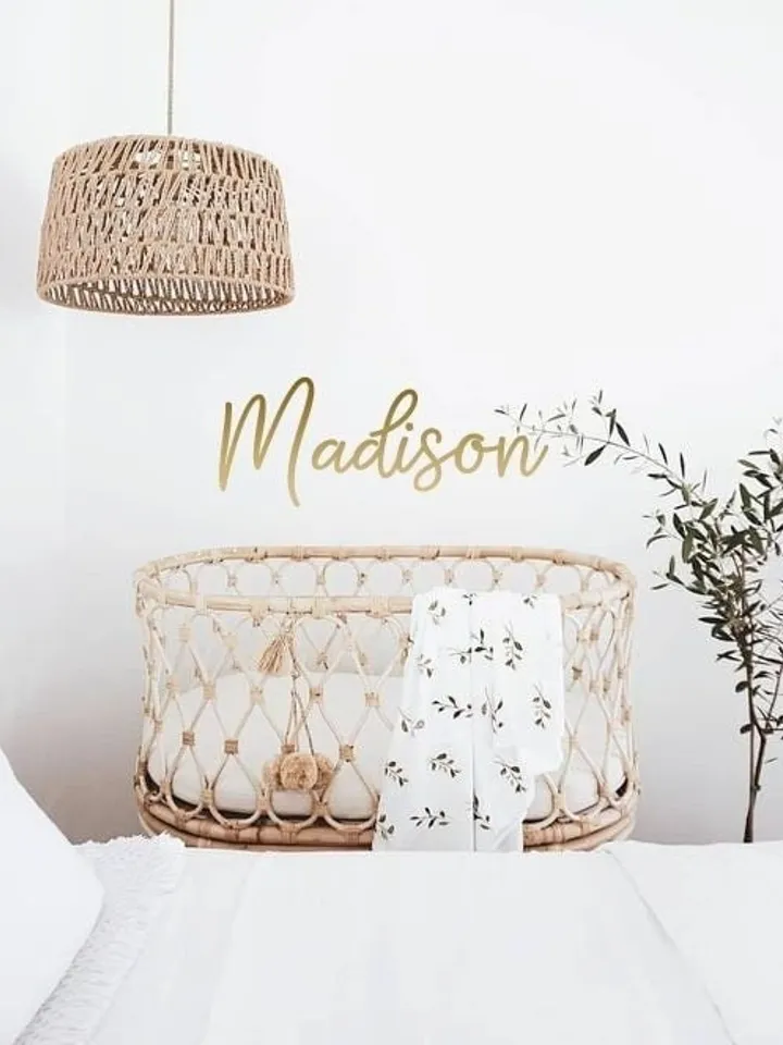 Personalized Name Wall Decal - Custom Wall Sticker, Gift for Her, Gift for Baby