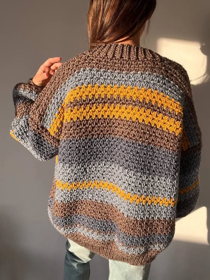 Cardigan crochet, easy cardigan, chunky cardigan, oversized crochet cardigan, crochet pattern