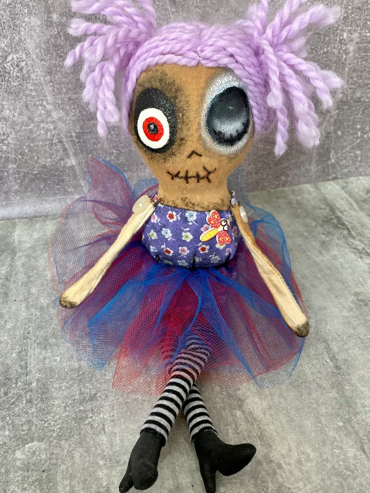This handmade, Creepy Doll is the memorable gift for that special someone this Halloween.