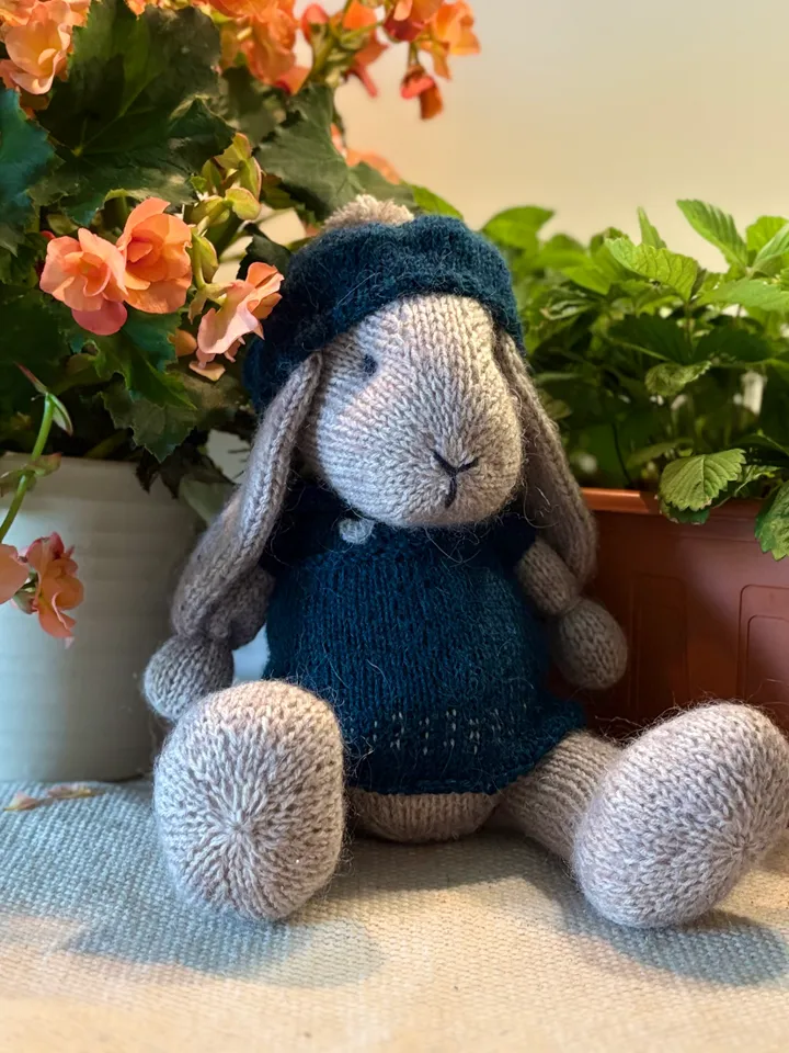 Cute Knitted Bunny