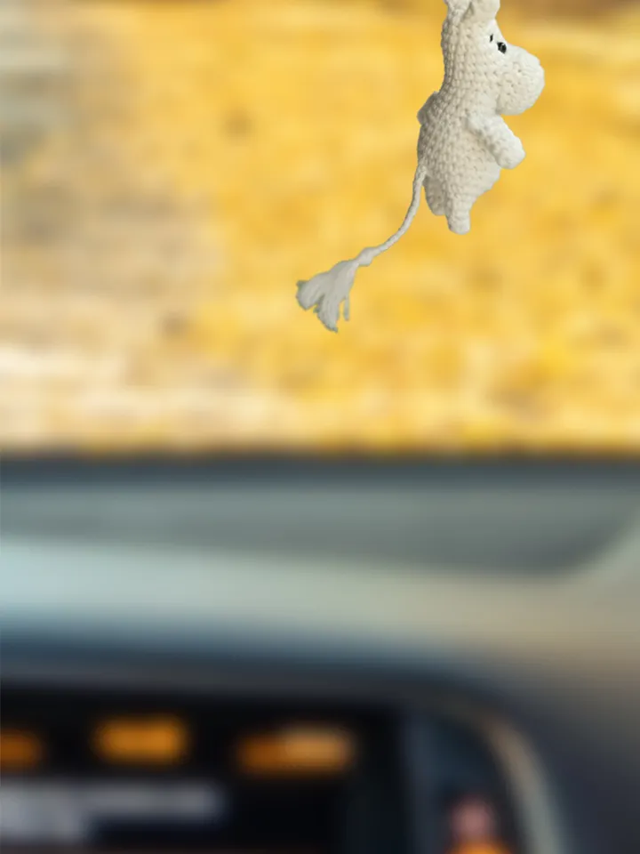 PDF PATTERN crochet Moomin soft toy/keychain/bag charm/car accessory/cristmas tree decoration