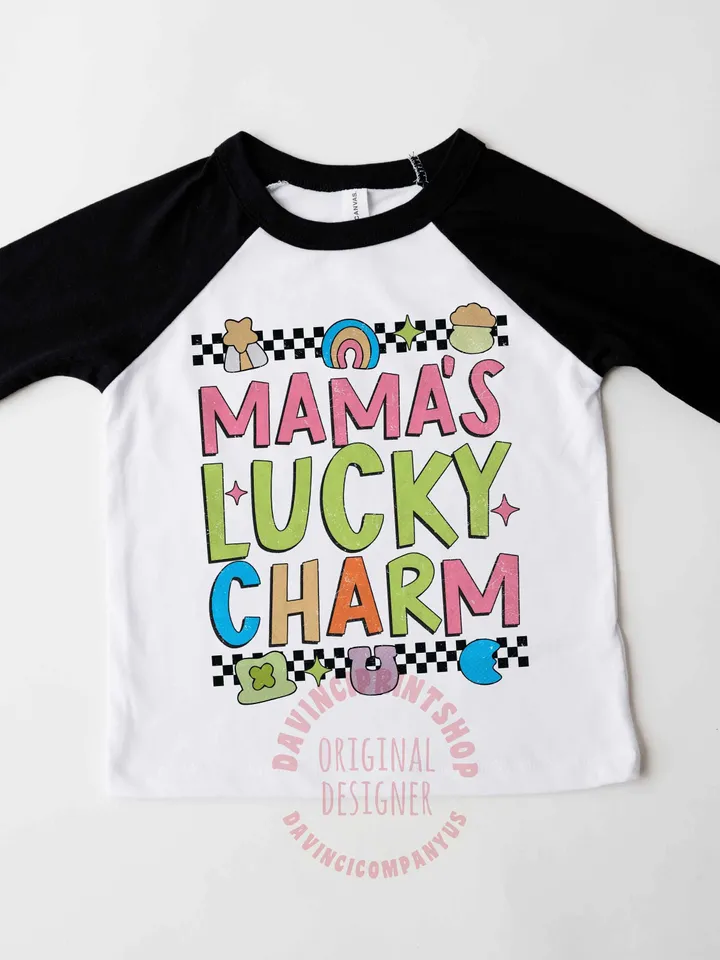 Mama's Lucky Charm PNG, St. Patrick's Day png, Lucky Sublimation, Patricks png, Kids Sublimation, Mama mini png, Lucky Charm png, png files