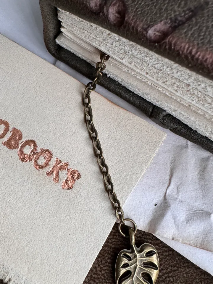 Leather Notebook with Eye Design