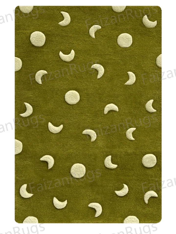 New Hand Tufted Modern Rug High and Low Area Rug Handmade 100% Wool Rug Home Decor Flooring Rug Bedroom Living Dining 6x9 8x10 9x12 10x14