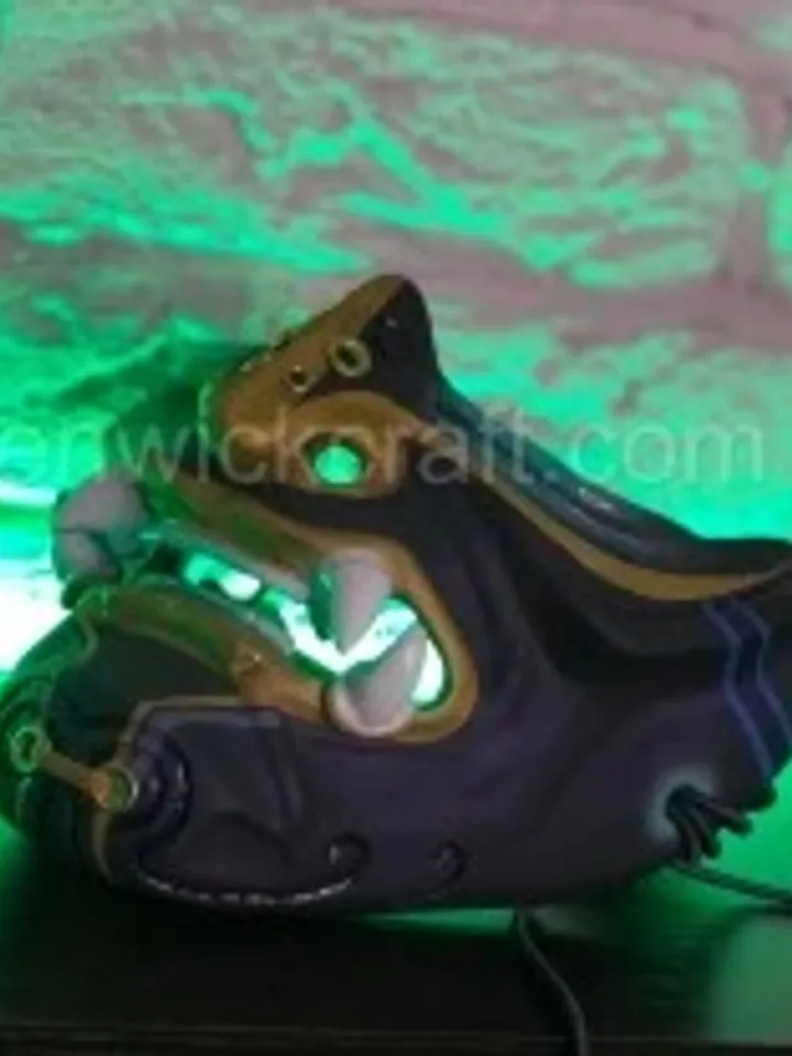 Cosplay / Purple - Japanese samurai half mask