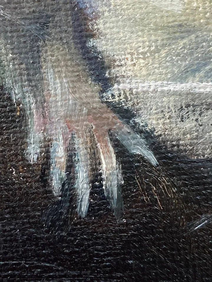 Rat Painting On Canvas Mouse Art Animal Painting Original Oil Painting Canvas Art Victorian Goth Art Antique Wall Art Moody Oil Painting