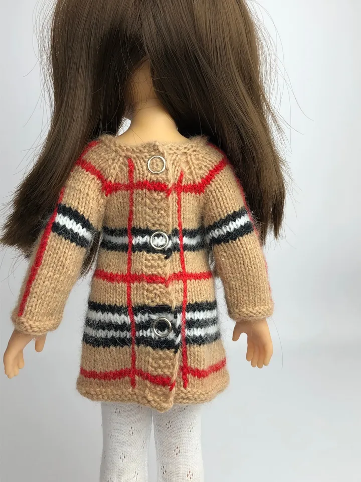 Paola Reina Doll 3 ITEMS Set: Exclusive Handmade Outfit - Dress, Tights, Shoes