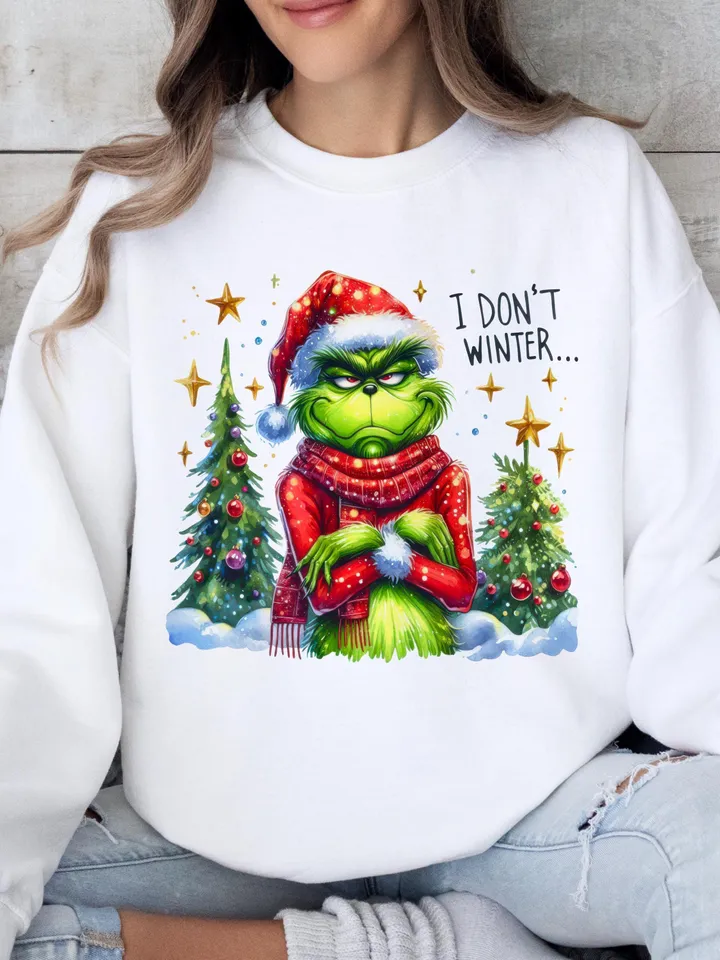 Merry Grinchmas png, I dont winter clipart, Xmas Holiday png, Merry Christmas png, Retro Christmas png, Christmas Movie png, Christmas png