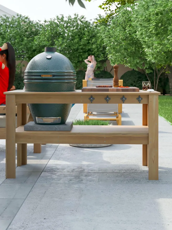 DIY Big Green Egg Table Plans, PDF