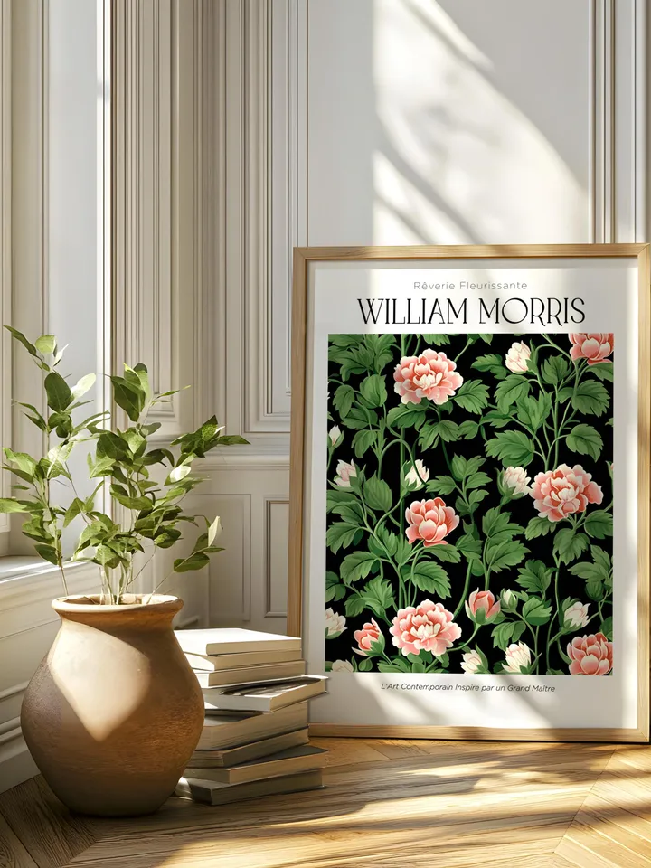 William Morris Wall Art, Vintage Botanical Print, Floral Poster Arts Decor, Digital Download, William Morris Print Digital Download AA9