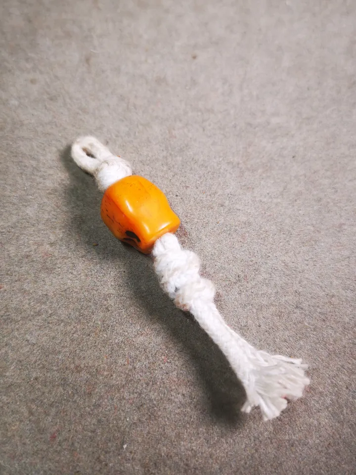 Gandhanra Tibetan Yak Bone Carved Skull Bead Amulet Pendant for Mala,Prayer Beads,Keychain