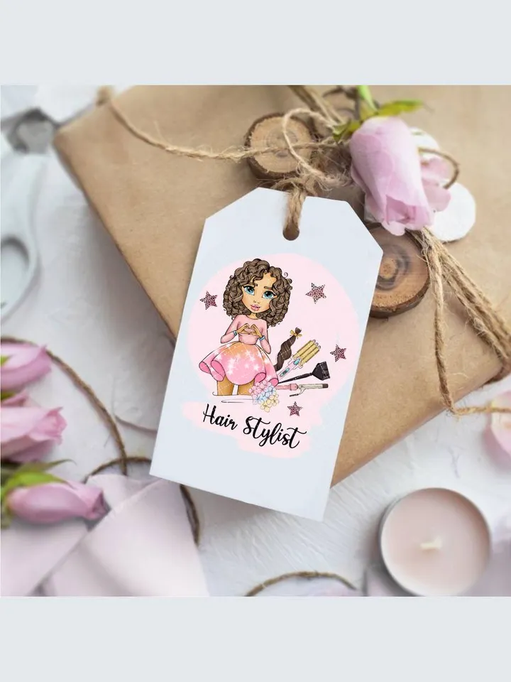 Amazing Makeup Stylist Logo, Salon Logo, Beauty Cartoon Girl Logo, Mua Logo