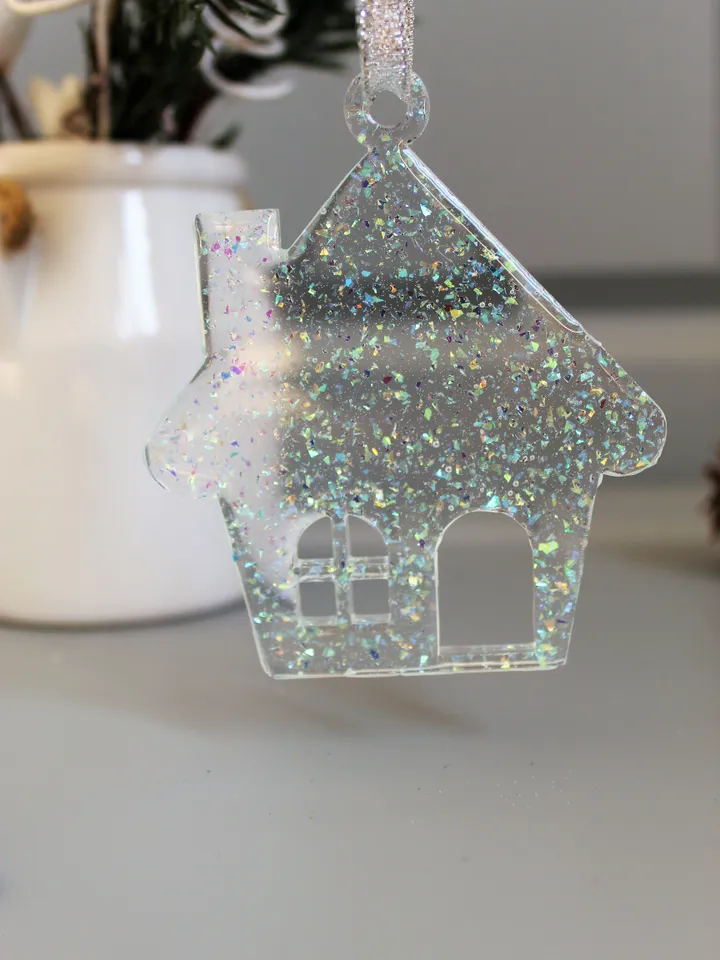 Christmas ornament, Set of Christmas tree toys, resin Christmas tree toys, Christmas gift idea