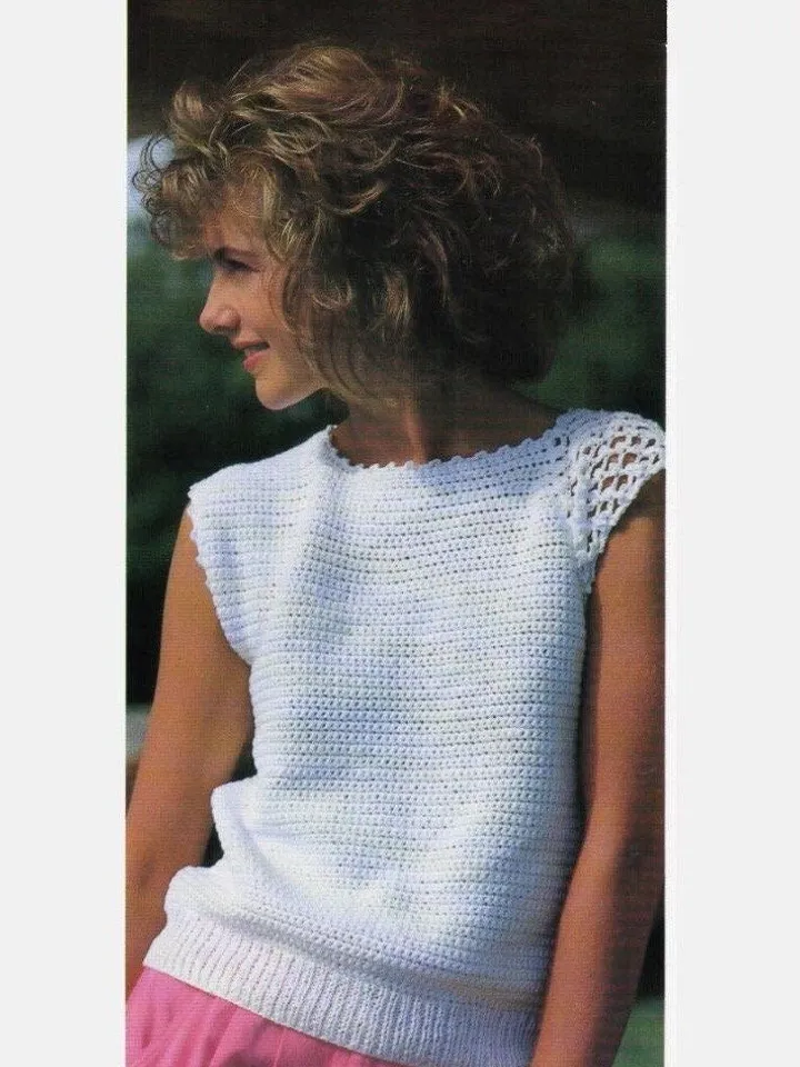 Top crochet pattern, summer top crochet, top crochet pdf