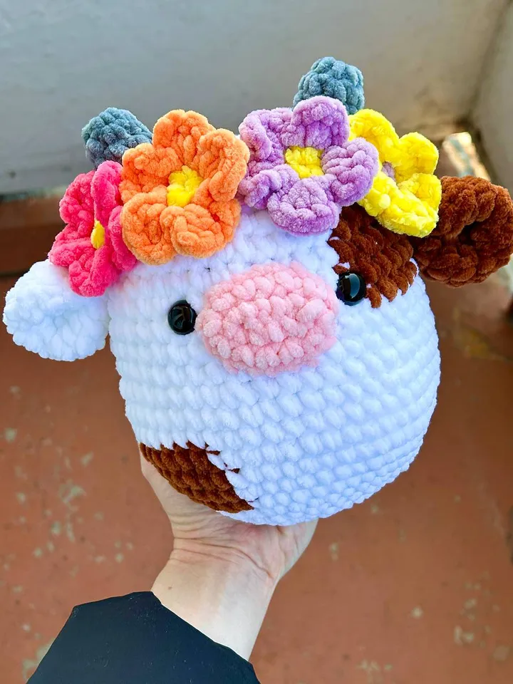 Crochet cow pattern Amigurumi squishy cow pattern Crochet easy cow tutorial