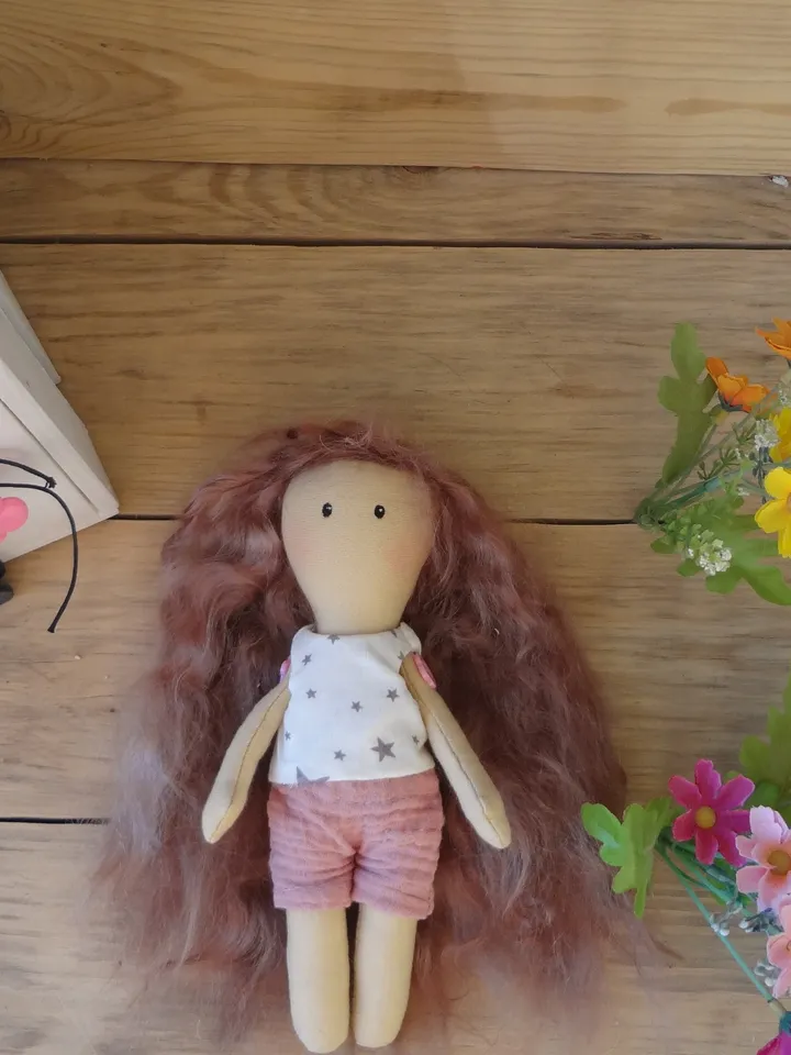 Small doll sewing pattern pdf - Ragdoll with clothes - Doll sewing pattern – Doll clothes pattern – 6 inch doll pattern