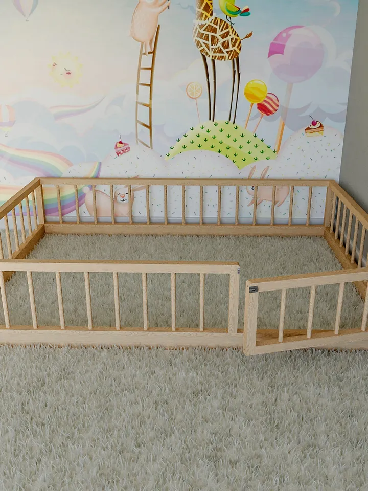 Montessori Floor Bed Plan, Queen Size, PDF, DIY